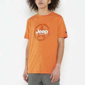 Jeep T Shirt Jeep Crew Neck T-Shirt Orange (7653173526617)
