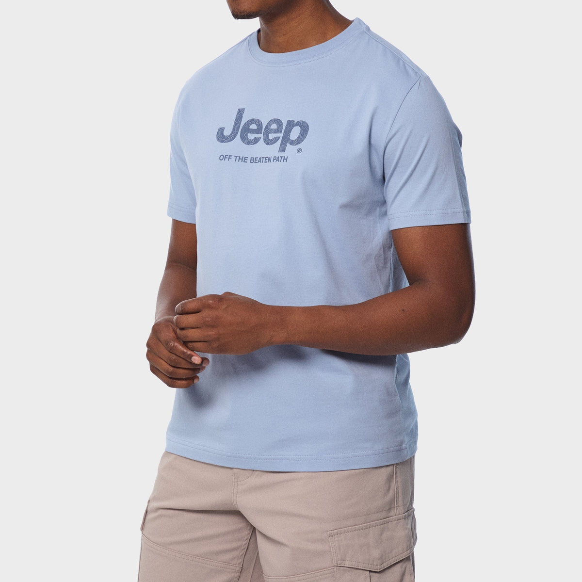 Jeep T Shirt Jeep Men's Core Logo Tee Blue