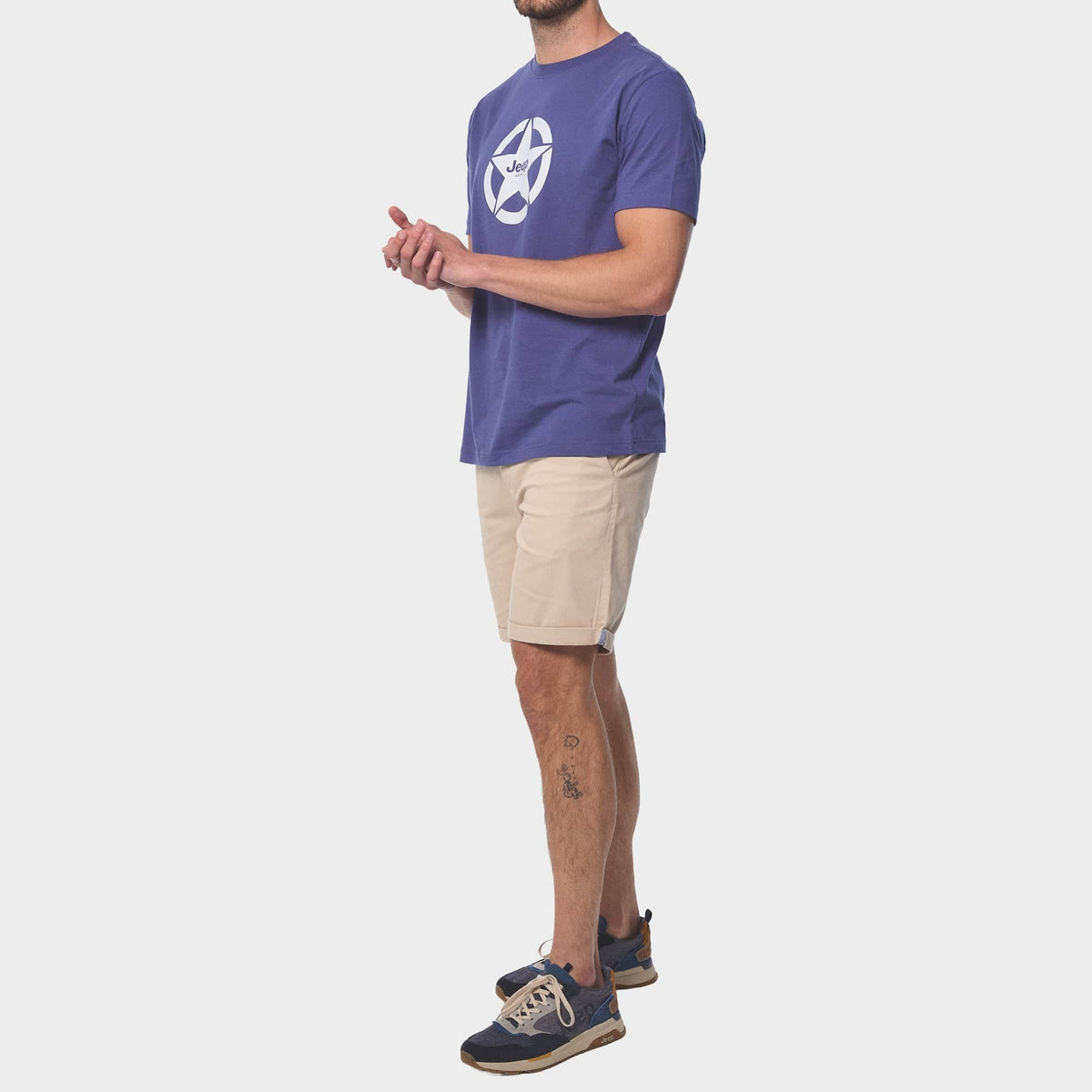 Jeep T Shirt Jeep Men's Core Logo Tee Blue