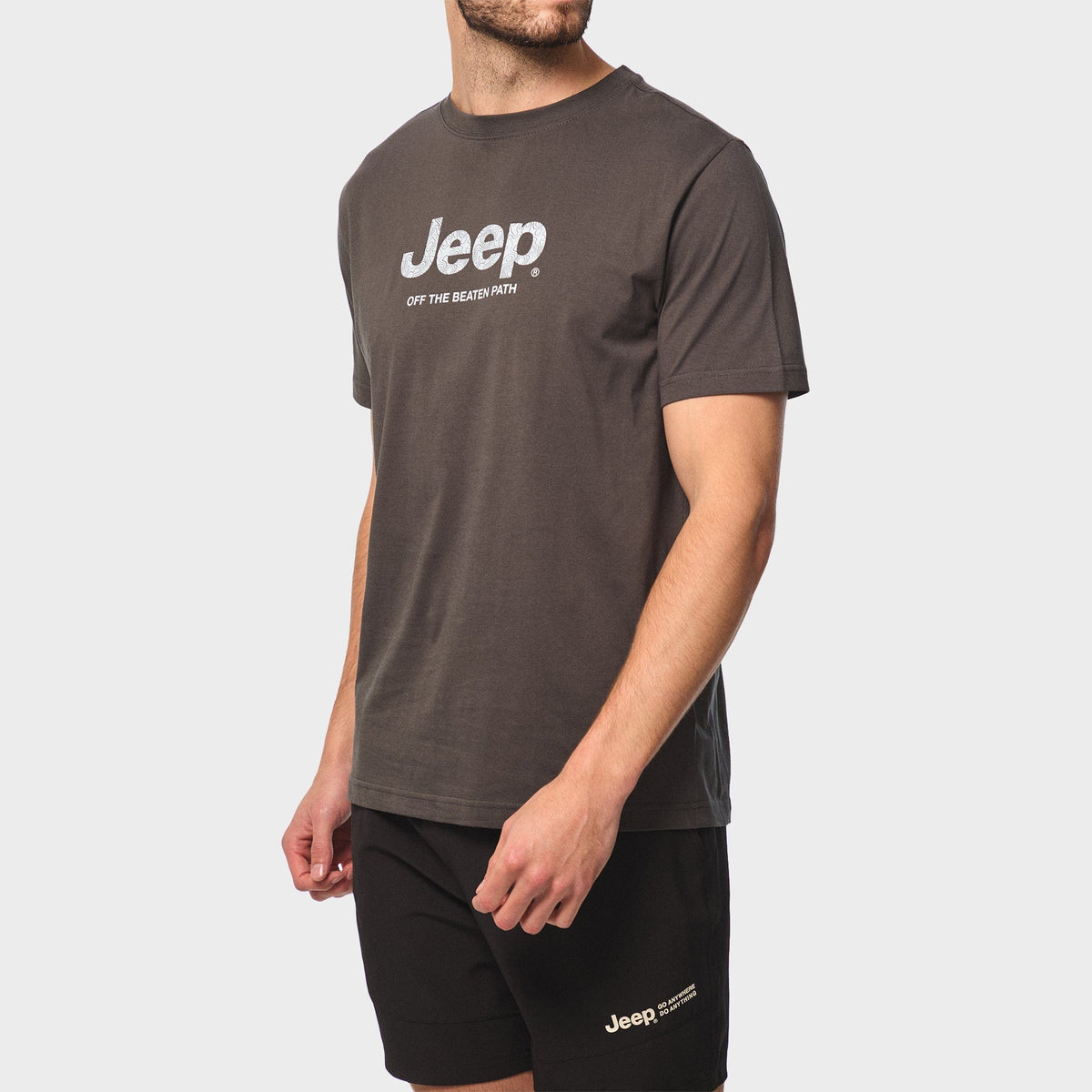 Jeep T Shirt Jeep Men's Core Logo Tee Grey