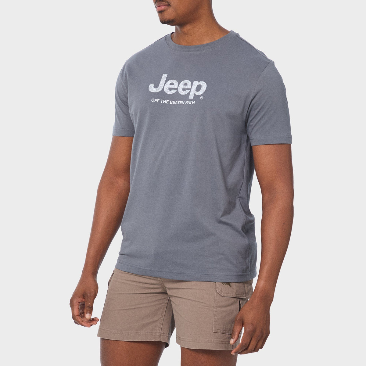 Jeep T Shirt Jeep Men's Core Logo Tee Grey