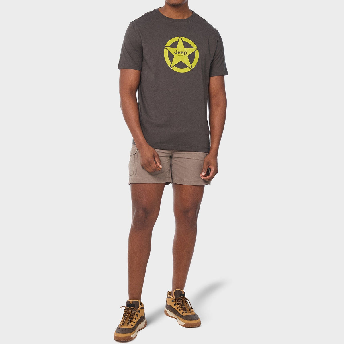 Jeep T Shirt Jeep Men's Core Logo Tee Grey