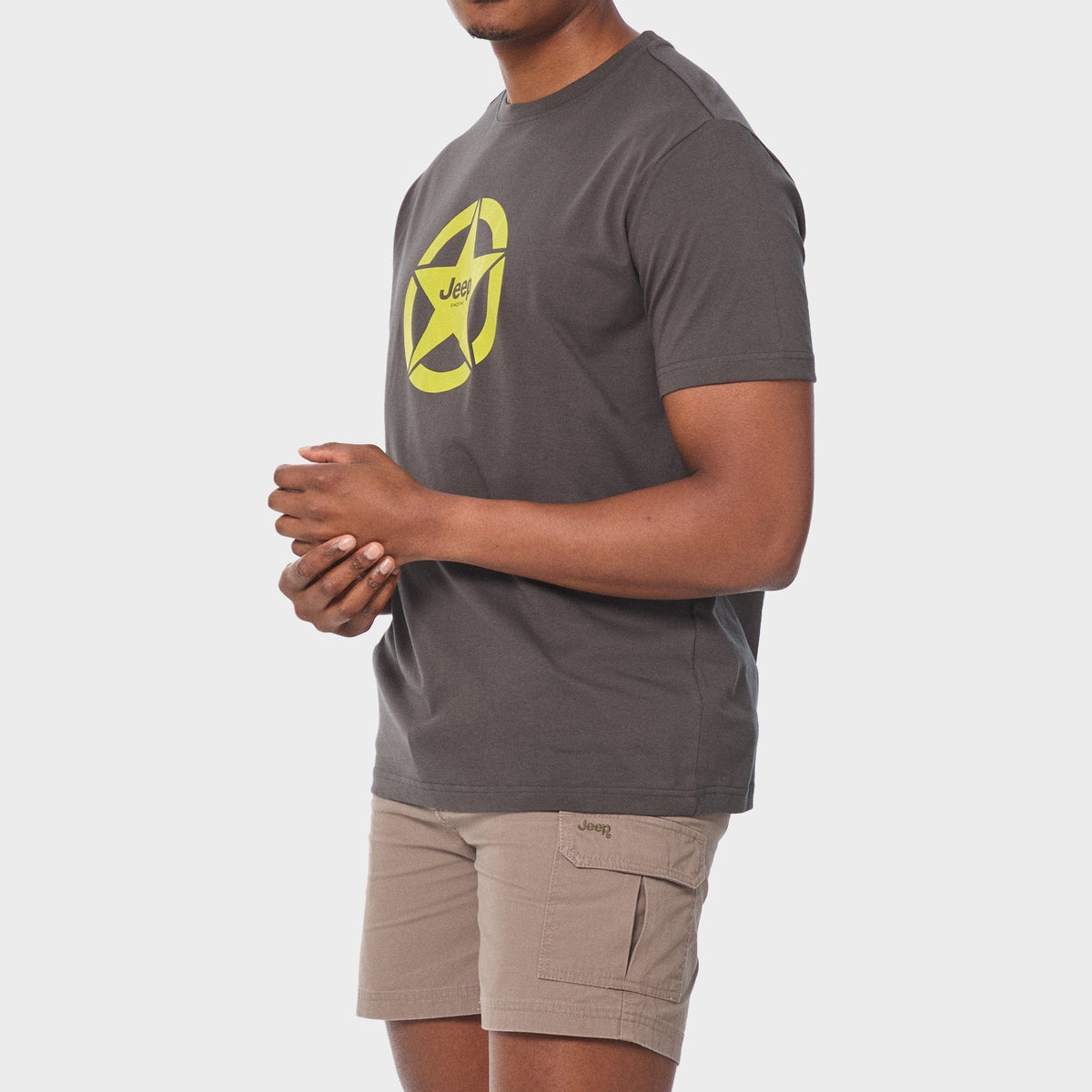 Jeep T Shirt Jeep Men's Core Logo Tee Grey