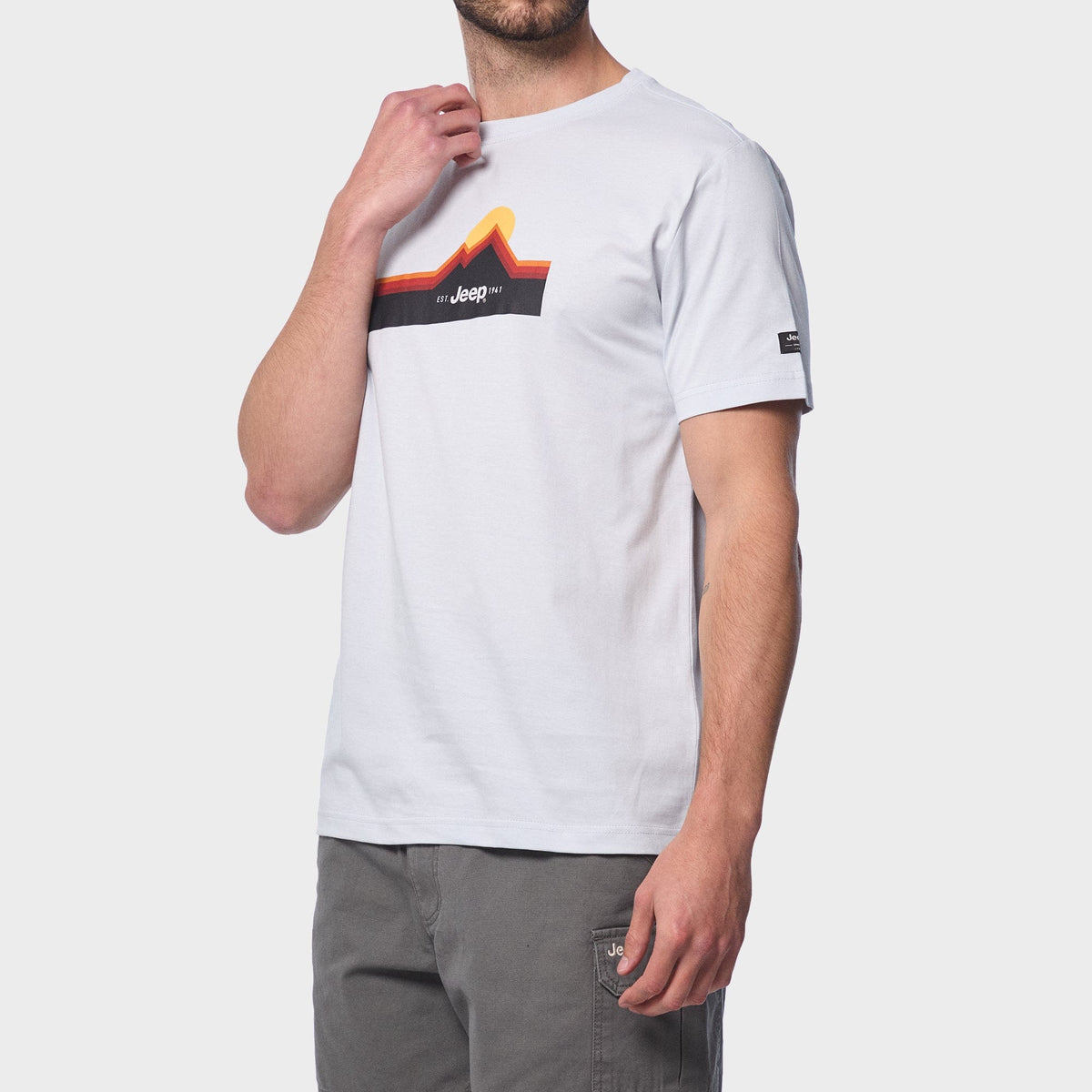 Jeep T Shirt Jeep Men's Fashion Graphic Tee Blue