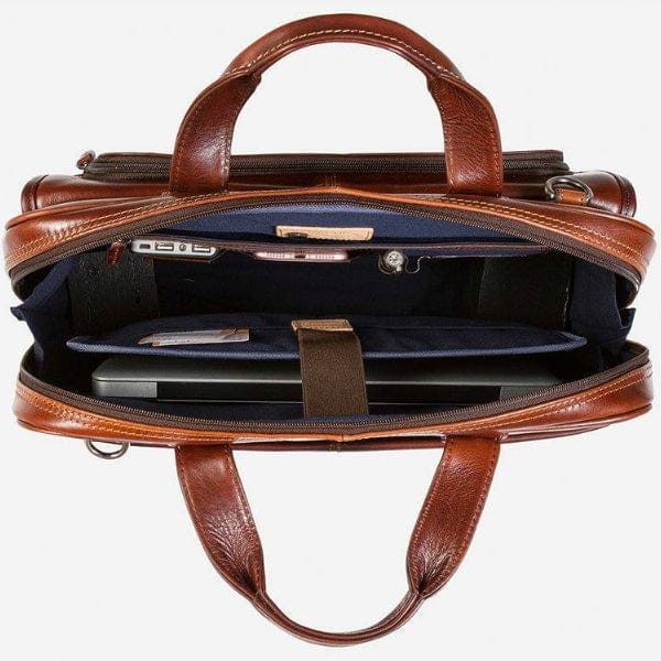 Jekyll & Hide Briefcase Jekyll & Hide Oxford 15” Laptop Briefcase Brown – 3707