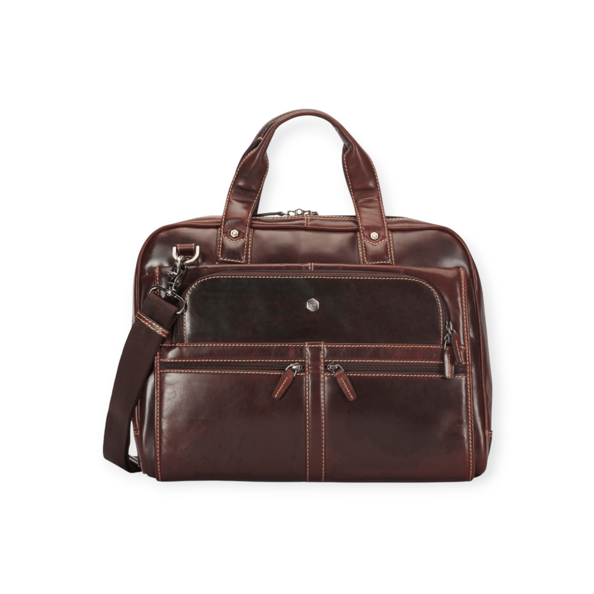 Jekyll & Hide Briefcase Jekyll & Hide Oxford Leather Briefcase Mocha 3707