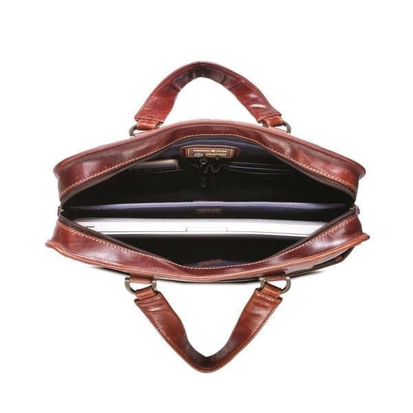 Jekyll & Hide Hand Bag Jekyll & Hide Oxford 15″ Laptop Briefcase Brown 3684