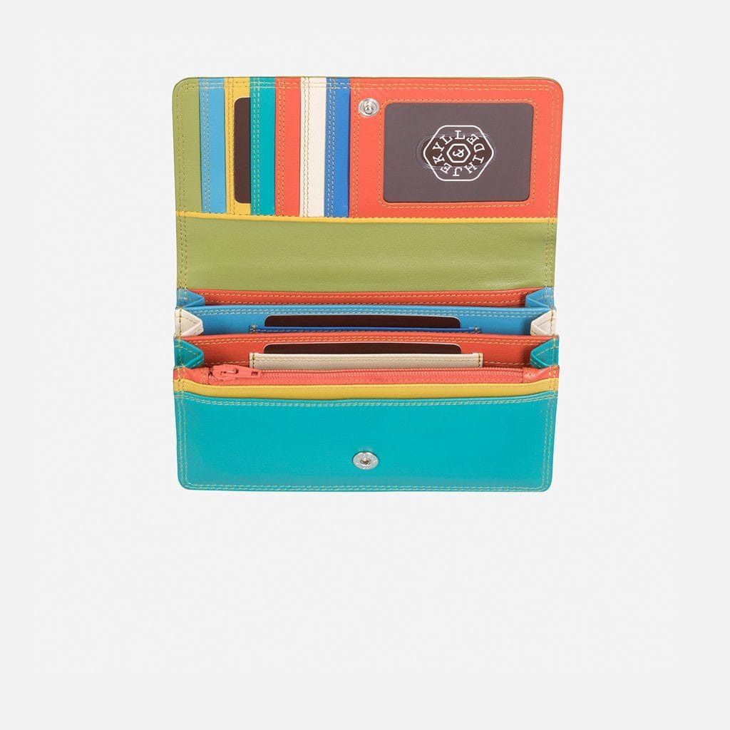 Jekyll & Hide Wallets Jekyll & Hide Caribbean Large Flap Over Purse Pacific