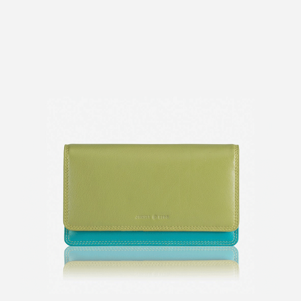 Jekyll & Hide Wallets Jekyll & Hide Caribbean Large Flap Over Purse Pacific