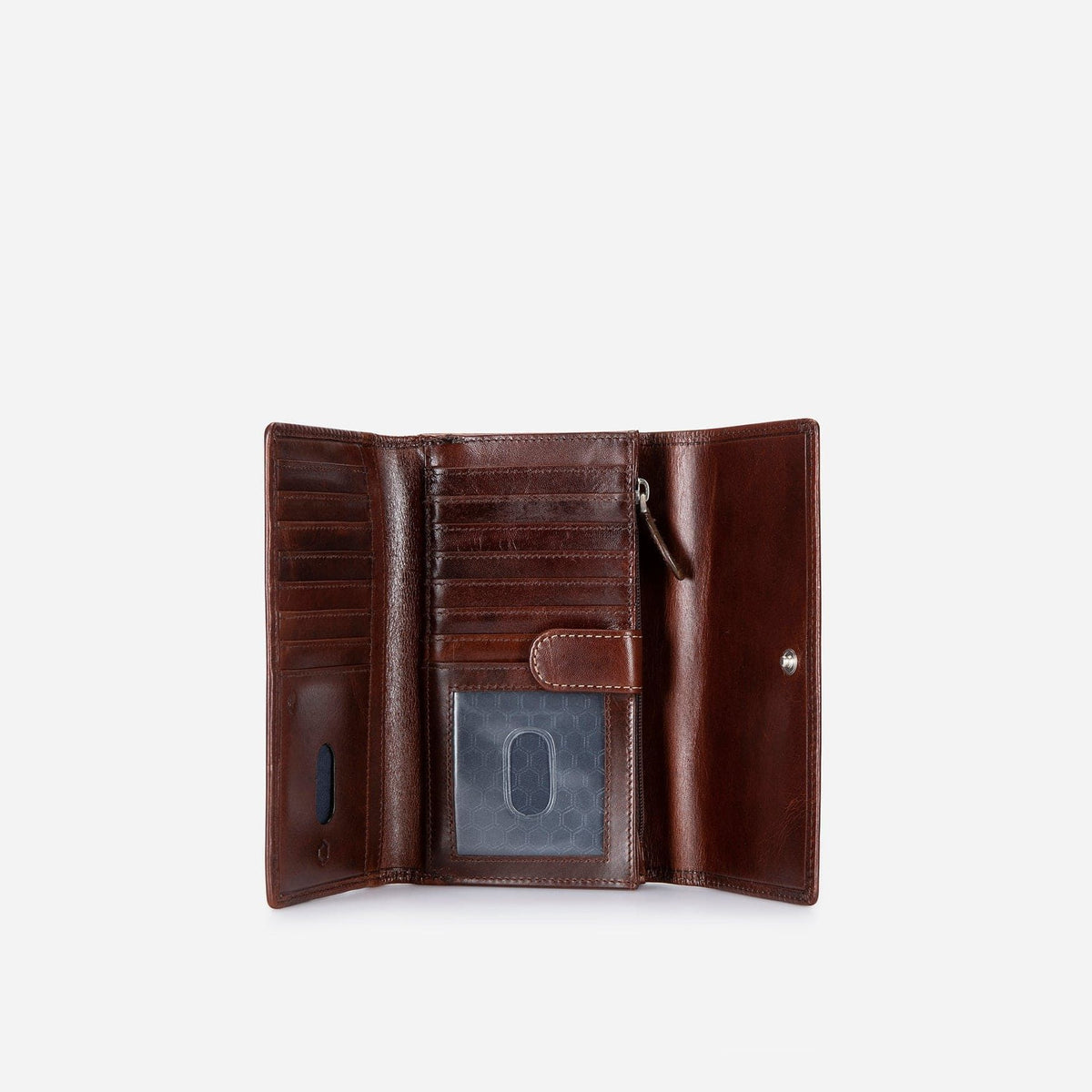 Jekyll & Hide Wallets Jekyll & Hide Oxford Leather Purse Coffee