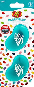 Jelly Belly Air Freshener Jelly Belly 3D Duo Vent Air Freshener Berry Blue 15759