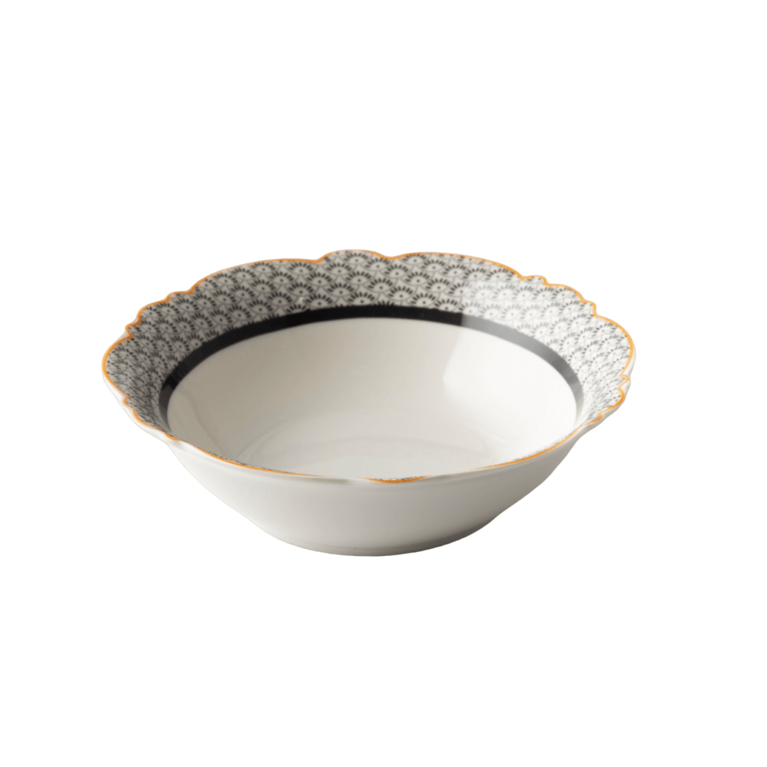 Jenna Clifford BOWL Jenna Clifford Midnight Bloom Cereal Bowl 17.8cm JC7154 (4298135175257)