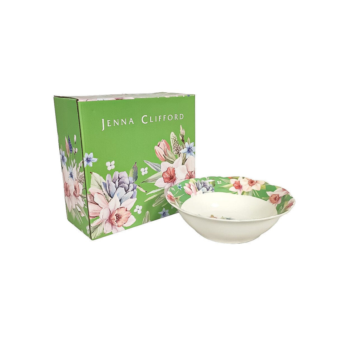 Jenna Clifford Bowls Jenna Clifford Jenna’s Garden Cereal Bowl Set Of 4 JC-7266 (7750488981593)