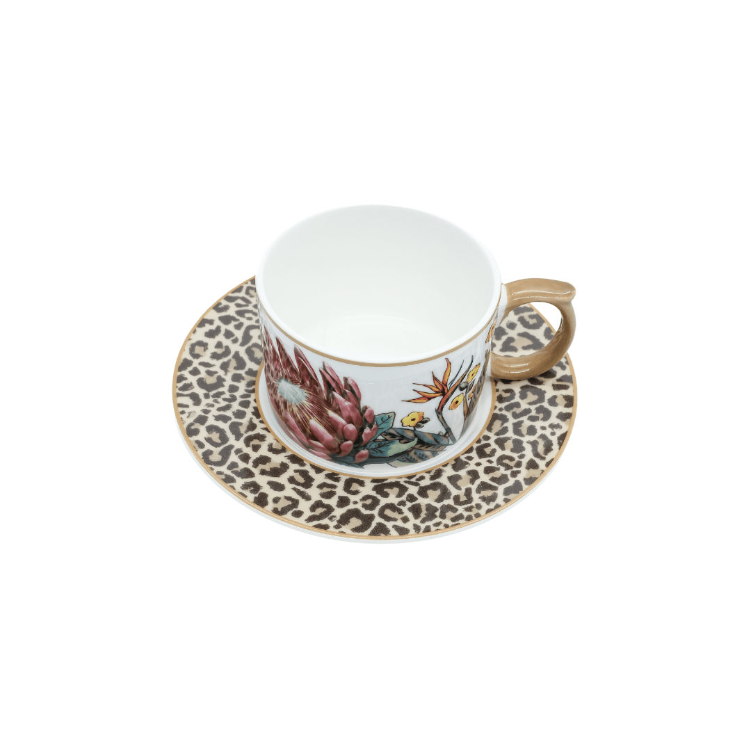 Jenna Clifford Cup & Saucer Jenna Clifford Wild Bloom Cup & Saucer 200ml Set of 4