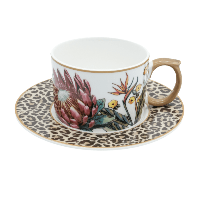 Jenna Clifford Cup & Saucer Jenna Clifford Wild Bloom Cup & Saucer 200ml Set of 4