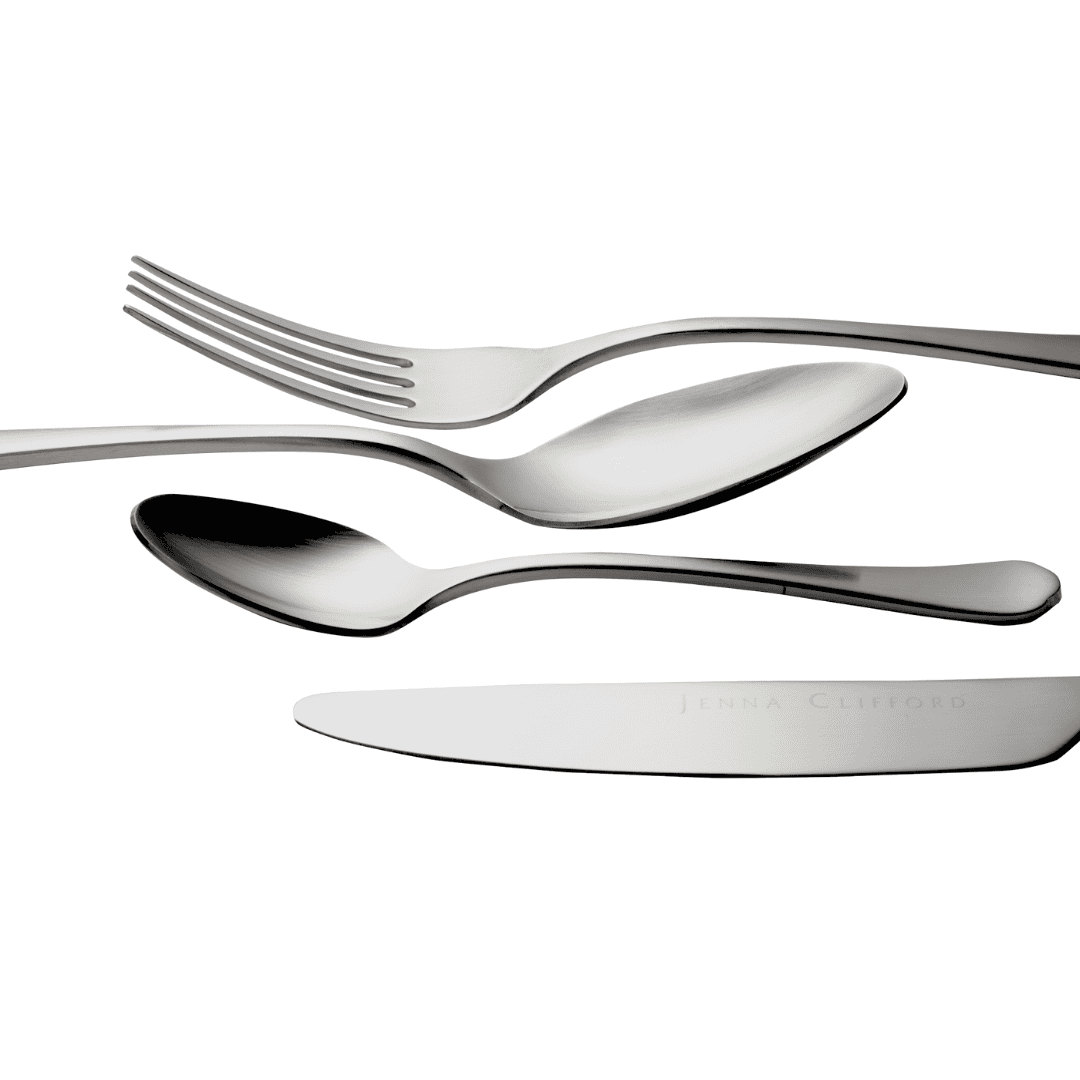 Jenna Clifford Cutlery Jenna Clifford Modera 16-Piece Cutlery Set Matte Silver JC-7406