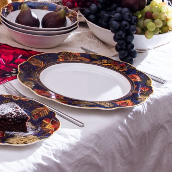 Jenna Clifford Dinner Plate Jenna Clifford Blue Fern Dinner Plate JC7163 (2140332982361) (2061726023769)