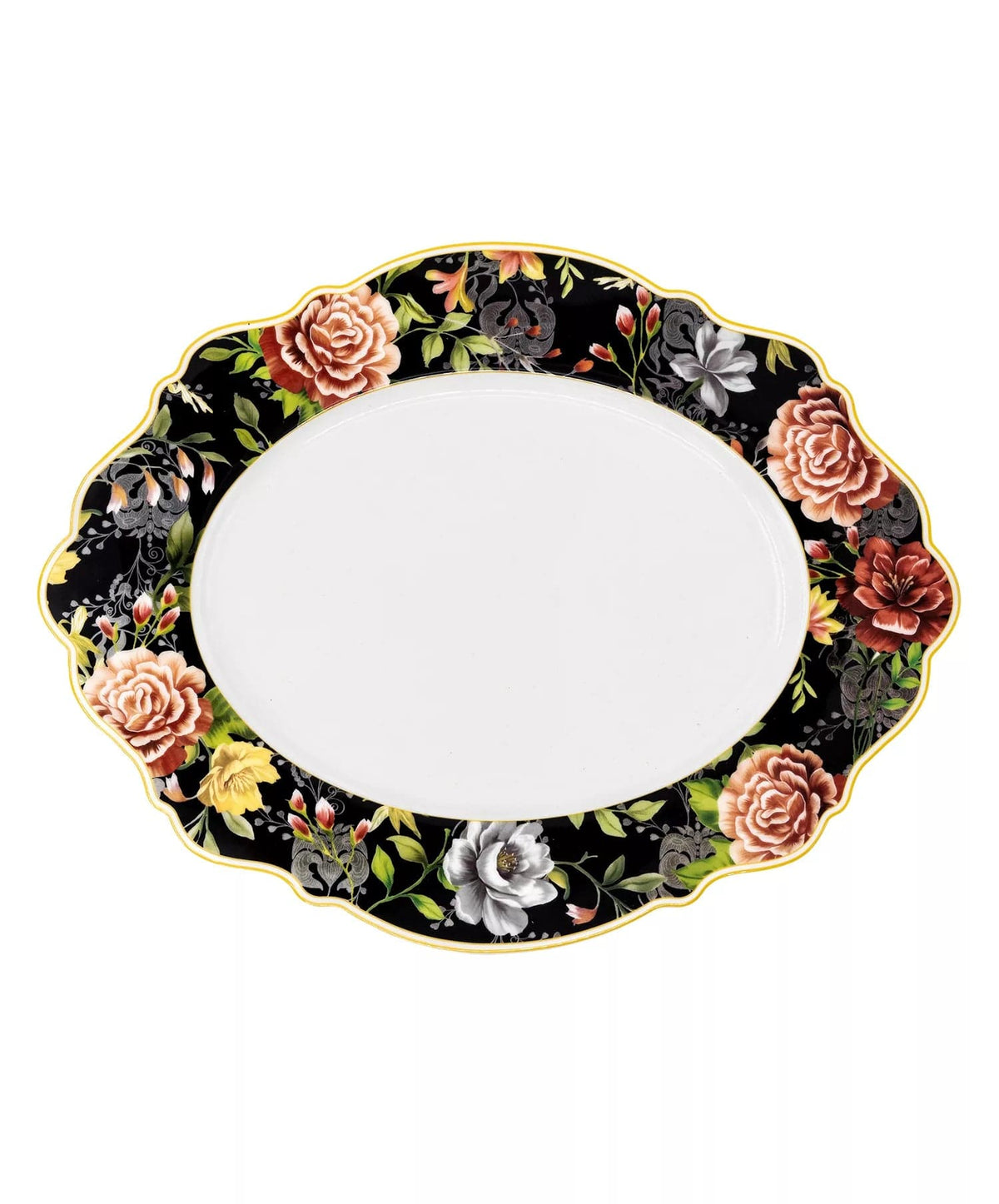 Jenna Clifford Dinner Plate Jenna Clifford Botanica Rose Oval Platter JC-7263 (7302253379673)
