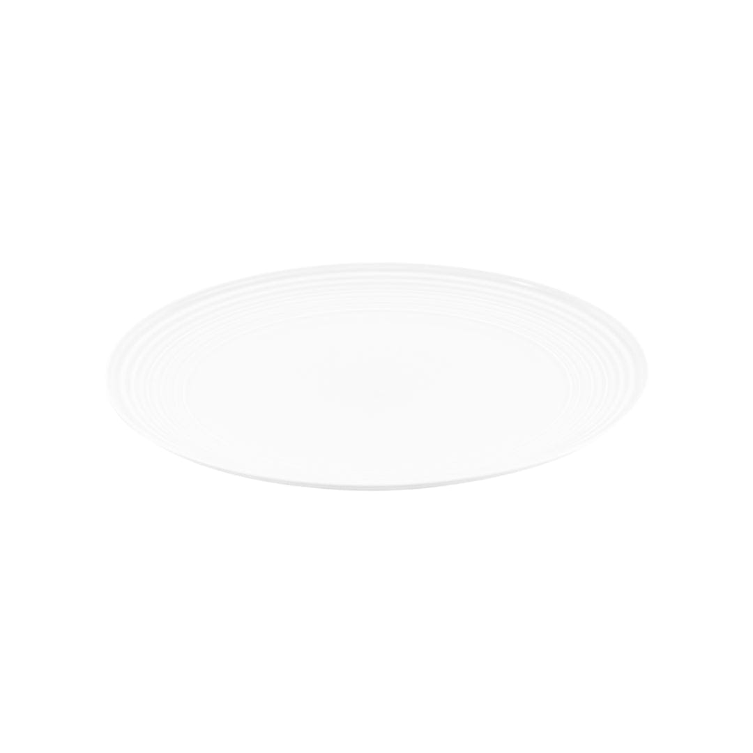 Jenna Clifford Dinner Plate Jenna Clifford Embossed Lines Dinner Plate 27cm Cream White Set Of 4