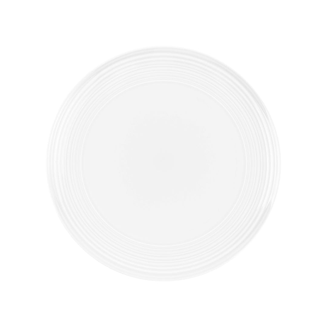 Jenna Clifford Dinner Plate Jenna Clifford Embossed Lines Dinner Plate 27cm Cream White Set Of 4
