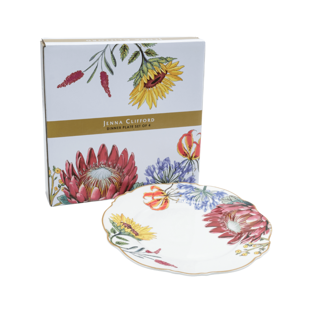 Jenna Clifford Dinner Plate Jenna Clifford Wild Bloom Dinner Plate 27cm Set of 4