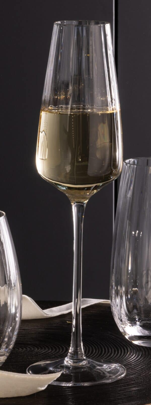 Jenna Clifford Glass Jenna Clifford Optic Champagne Set Of 2, 295ml JC-7335