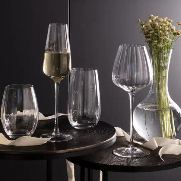 Jenna Clifford Glass Jenna Clifford Optic Champagne Set Of 2, 295ml JC-7335