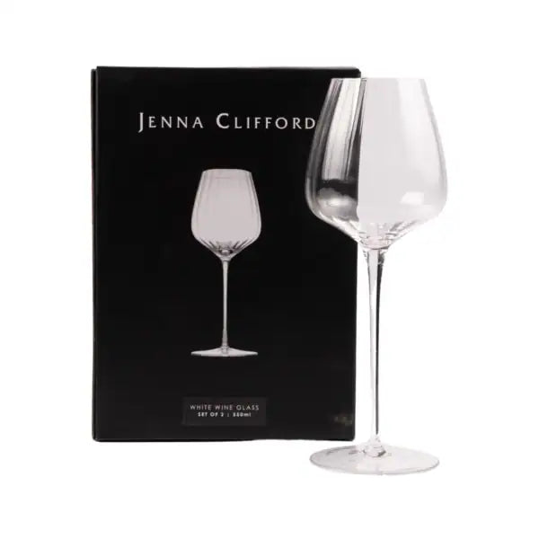 Jenna Clifford Glass Jenna Clifford Optic White Wine Set Of 2 550ml JC-7334