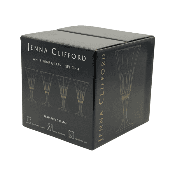 Jenna Clifford Glass Jenna Clifford Prism Red Wine Set Of 4 200ml JC-7375