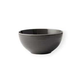 Jenna Clifford Jenna Clifford Embossed Lines Cereal Bowl 15cm Grey (2061544095833)