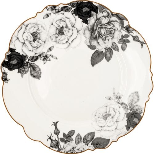 Jenna Clifford MUG Jenna Clifford Black Rose Charger 30cm JC-7240 (7140050010201)