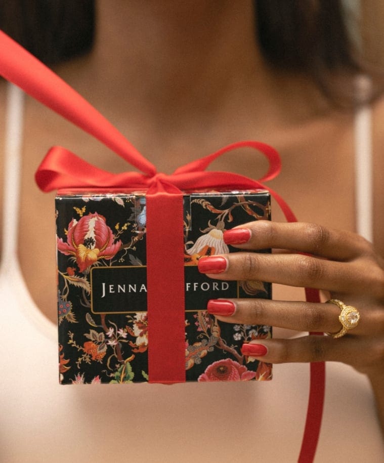 Jenna Clifford MUGS Jenna Clifford Midnight Bloom Mug 400ml In Gift Box (2173467623513)