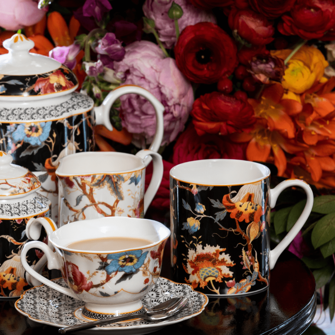 Jenna Clifford MUGS Jenna Clifford Midnight Bloom Mug 400ml In Gift Box (2173467623513)