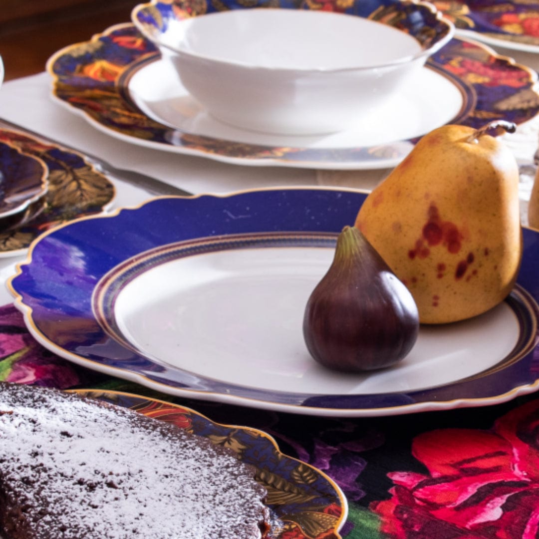 Jenna Clifford Platter Jenna Clifford Blue Fern Charger JC-7162 (2145639432281)