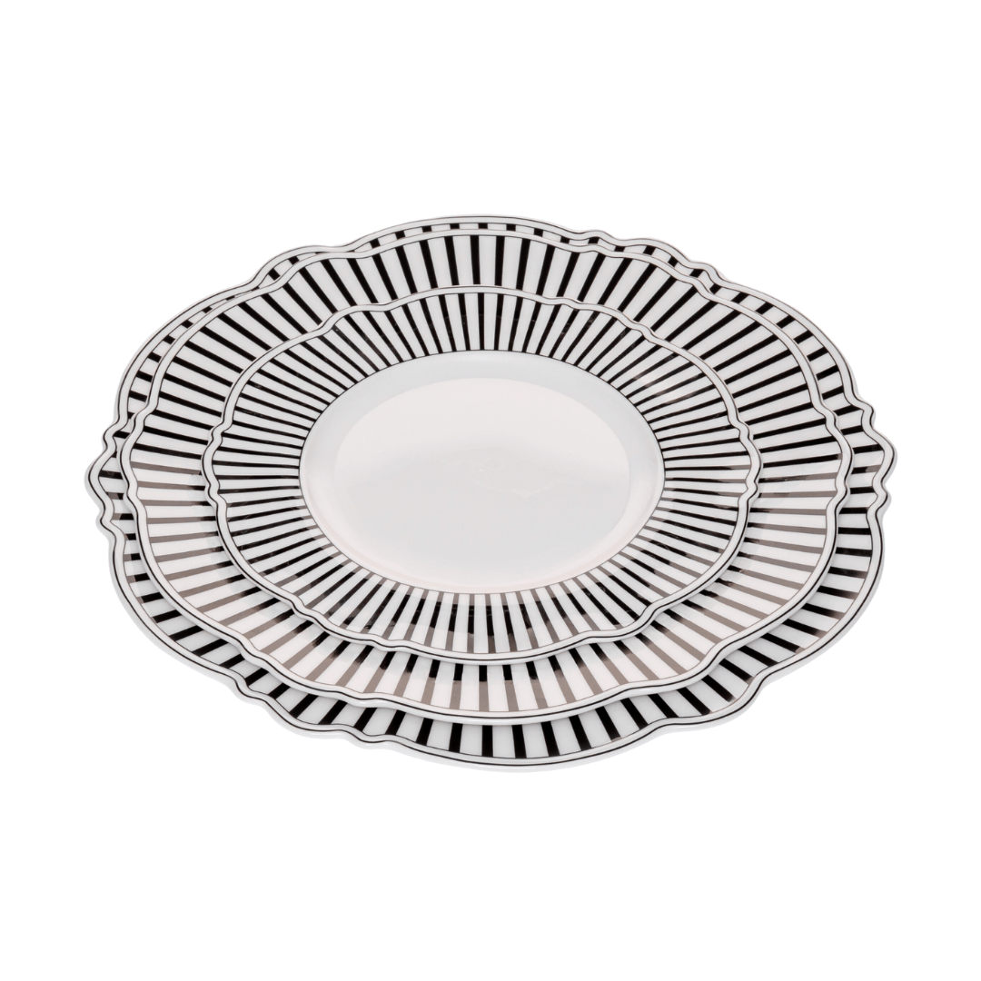 Jenna Clifford Platter Jenna Clifford Ivory Noir Charger 30cm JC-7387