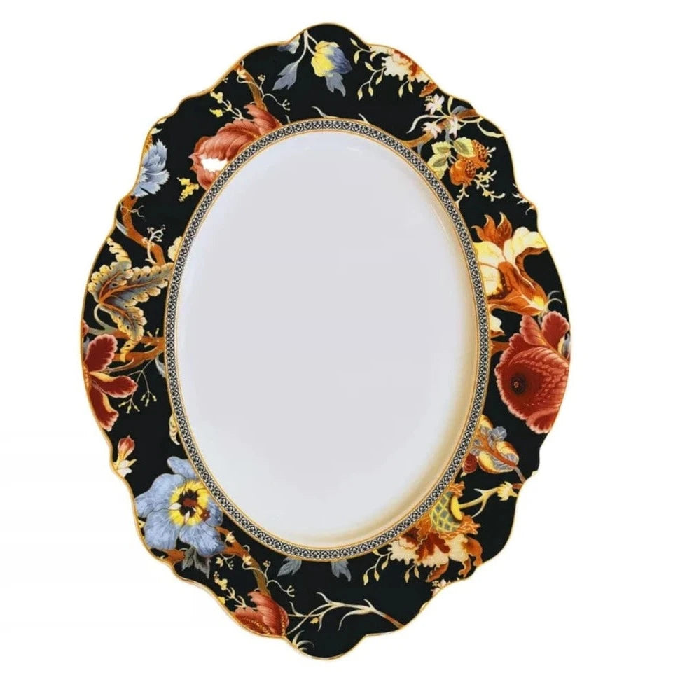 Jenna Clifford Platter Jenna Clifford Midnight Bloom Oval Platter 27cm JC-7161 (2149959762009)