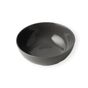 Jenna Clifford Salad Bowl Jenna Clifford Embossed Lines Salad Bowl 25cm Grey (2061816201305)