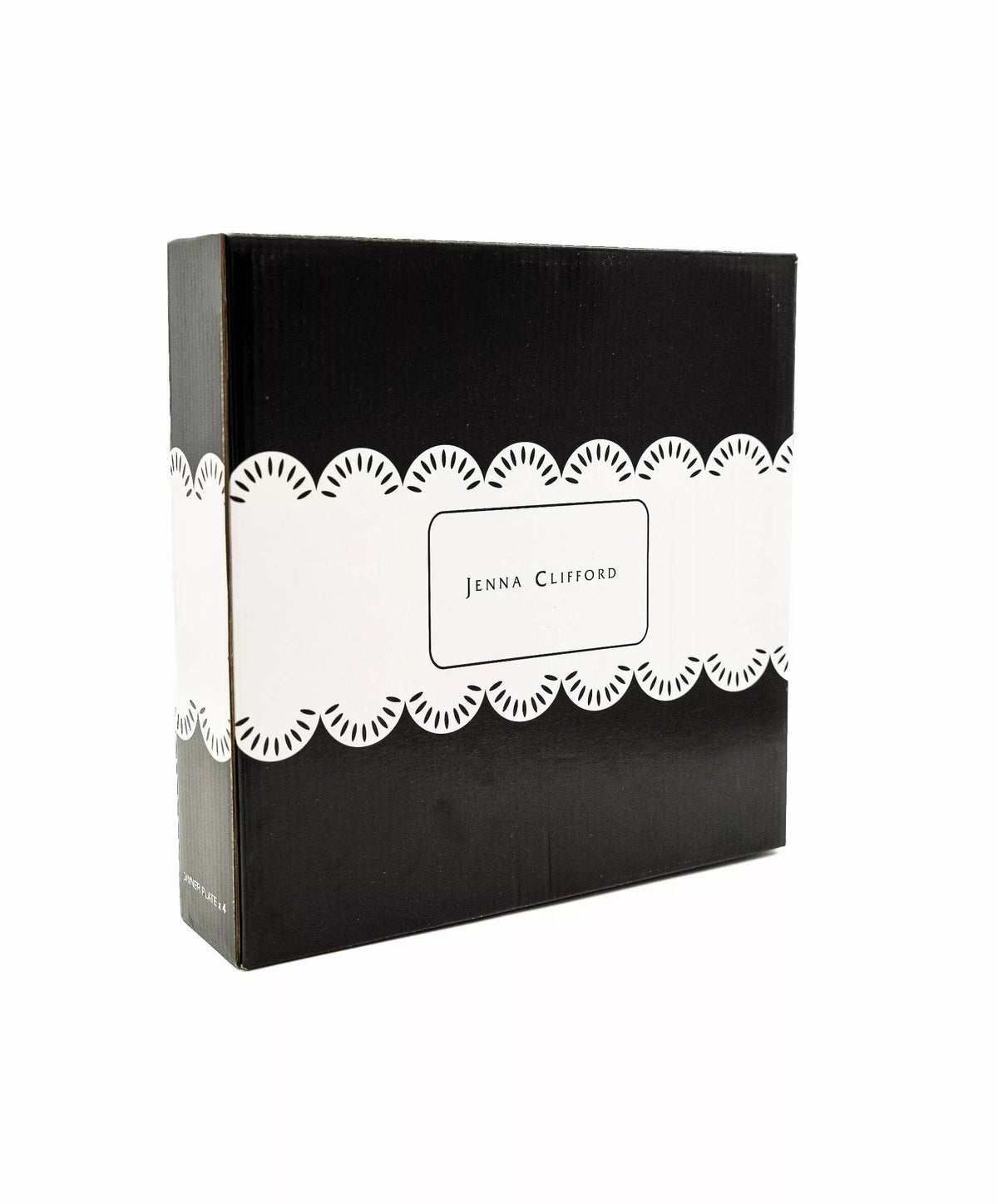 Jenna Clifford Side Plate Jenna Clifford Black Rose Dinner Plate Set of 4 (7140041818201)