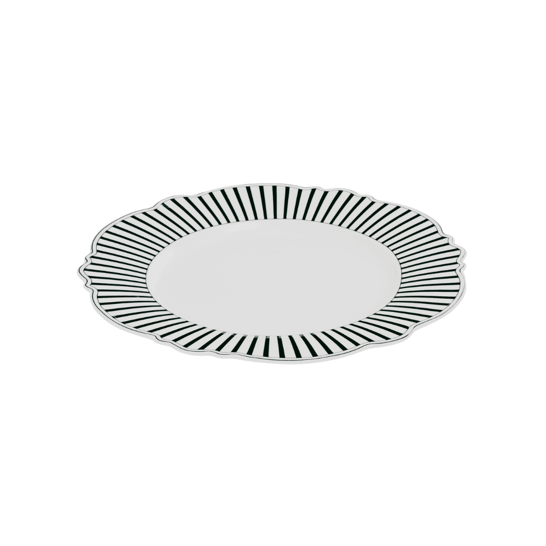 Jenna Clifford Side Plate Jenna Clifford Ivory Noir Side Plate 21cm Set of 4