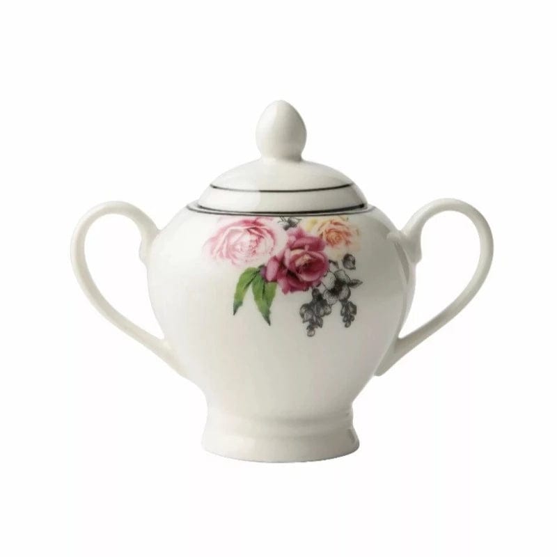 Jenna Clifford SUGER BOWL Jenna Clifford Wavy Rose Sugar Pot (4705718009945)