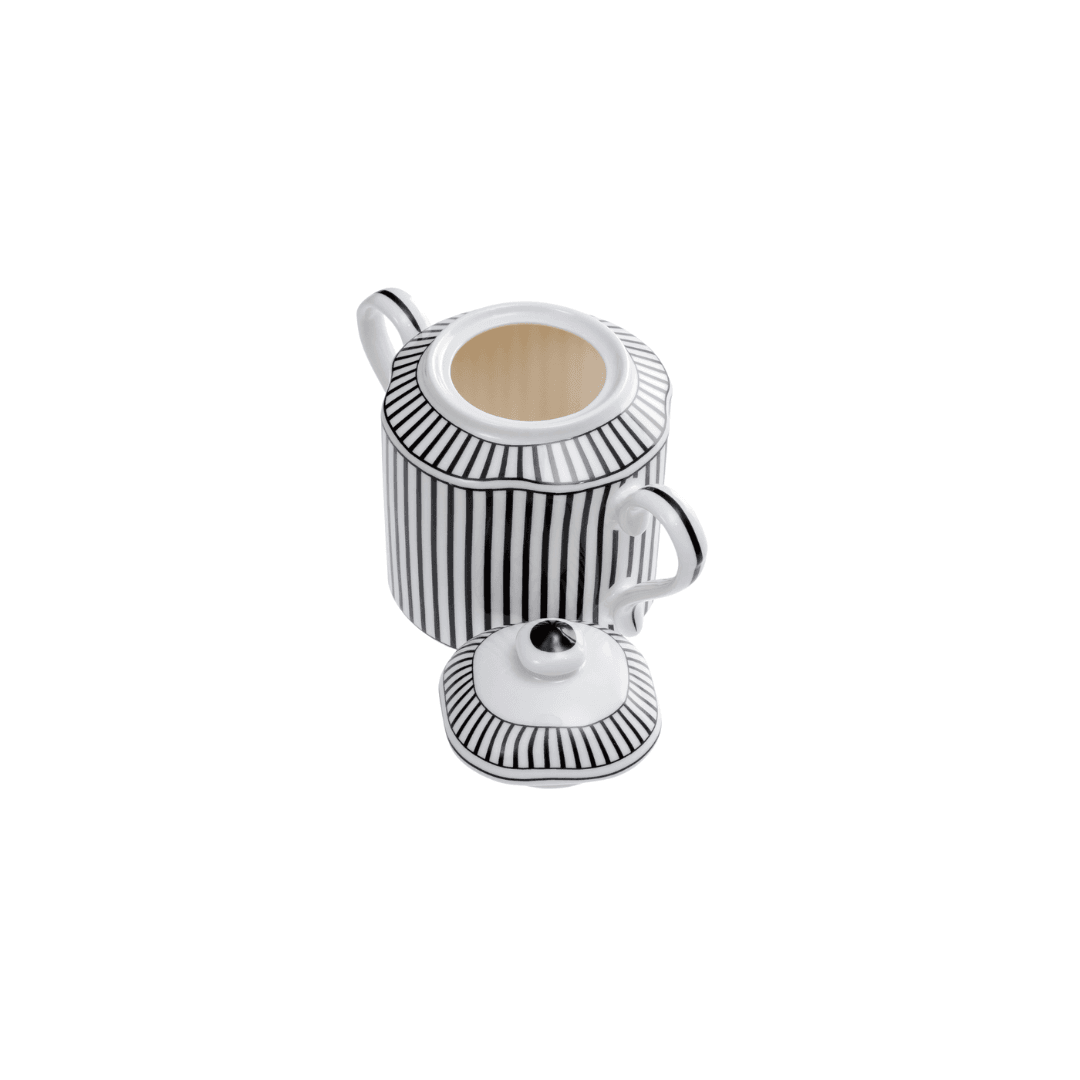 Jenna Clifford Suger Pot Jenna Clifford Ivory Noir Sugar Pot 350ml JC-7385