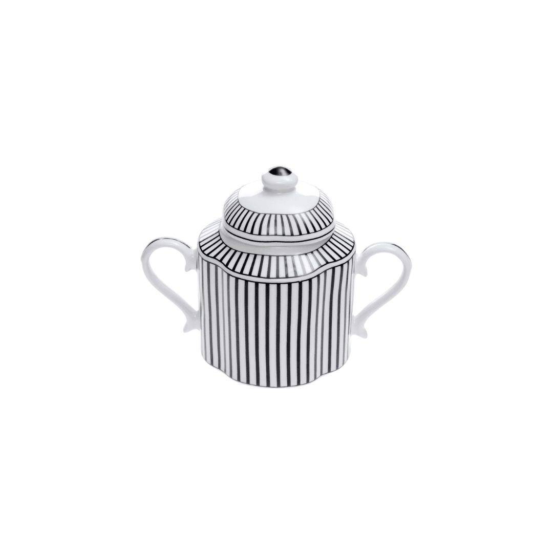 Jenna Clifford Suger Pot Jenna Clifford Ivory Noir Sugar Pot 350ml JC-7385
