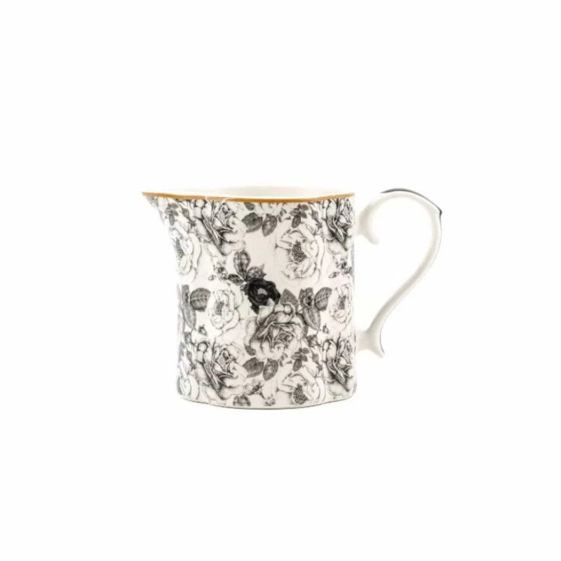 Jenna Clifford Teapot Jenna Clifford Black Rose Creamer JC-7239 (7140055482457)