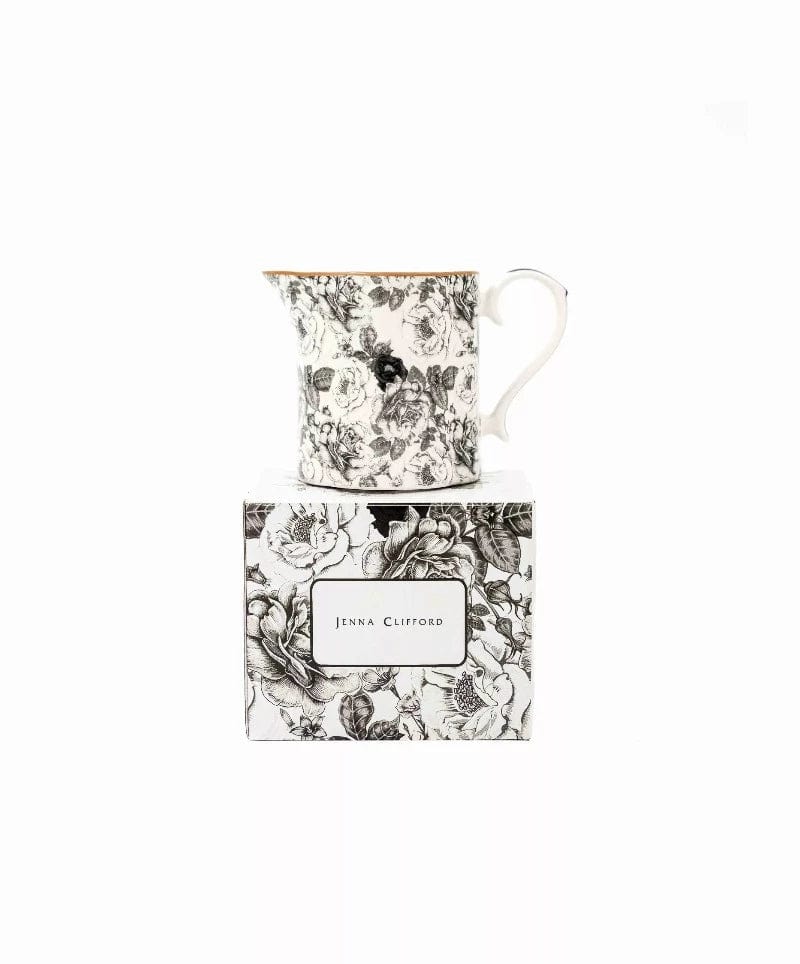 Jenna Clifford Teapot Jenna Clifford Black Rose Creamer JC-7239 (7140055482457)