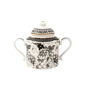 Jenna Clifford Teapot Jenna Clifford Black Rose Sugar Pot JC-7238 (7140054204505)