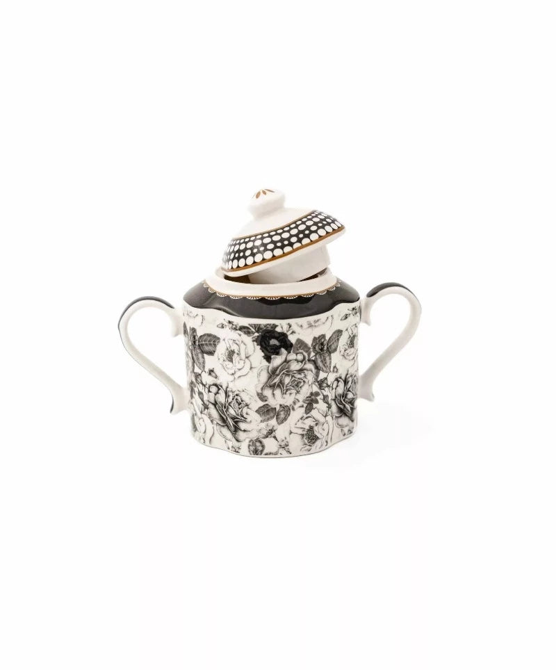 Jenna Clifford Teapot Jenna Clifford Black Rose Sugar Pot JC-7238 (7140054204505)