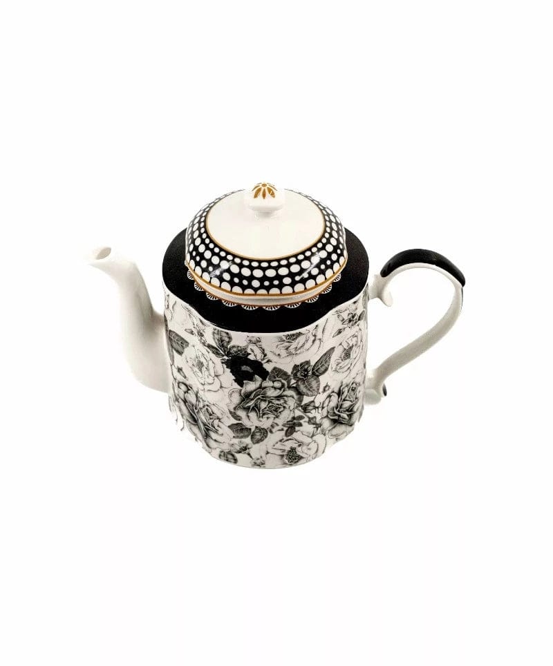 Jenna Clifford Teapot Jenna Clifford Black Rose Tea Pot JC-7237 (7140052664409)