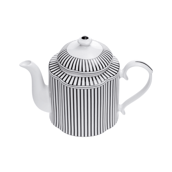 Jenna Clifford Teapot Jenna Clifford Ivory Noir Teapot 1200ml JC-7384
