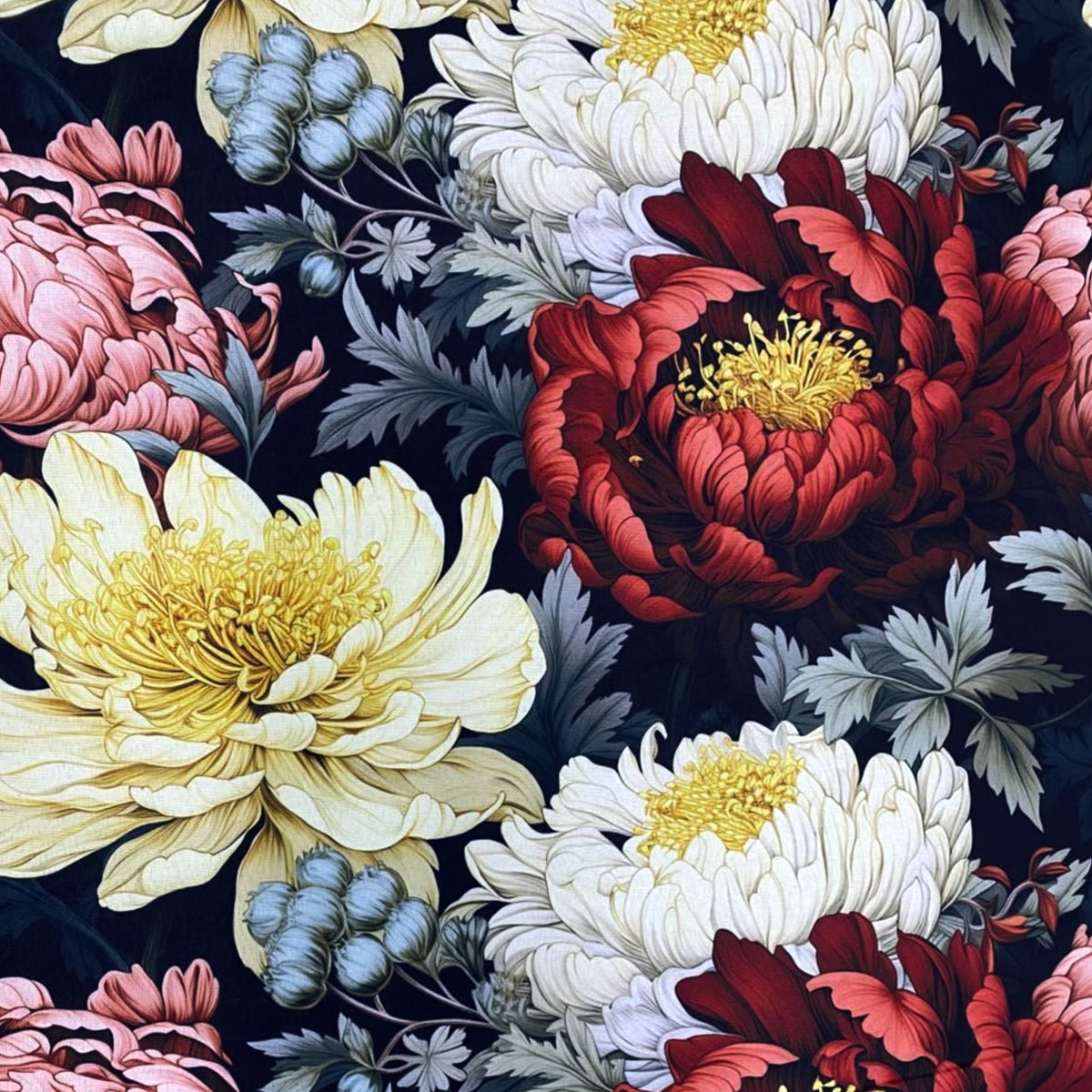 Fabric Printed Mini Matt  Jessica 140 cm.