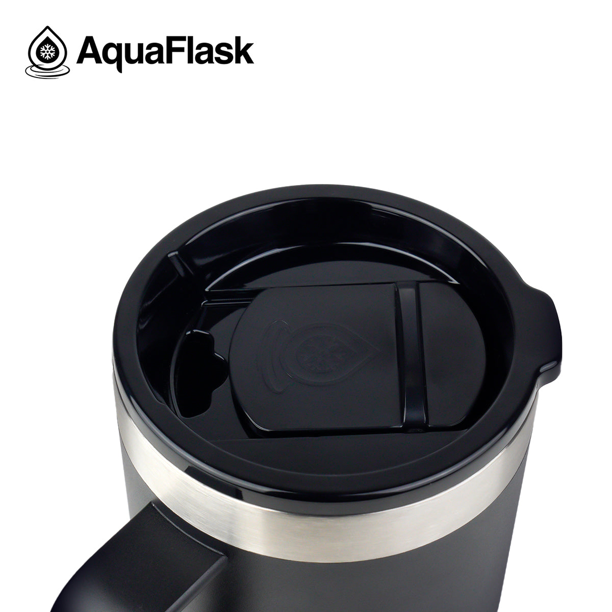 Aquaflask 415ml Travel Mug Jet Black AF-R83